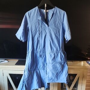 COS Blue Cotton Dress